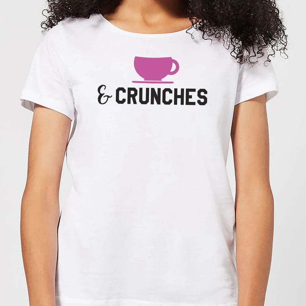 Coffee and Crunches Women's T-Shirt - White - S - Blanc Image 1