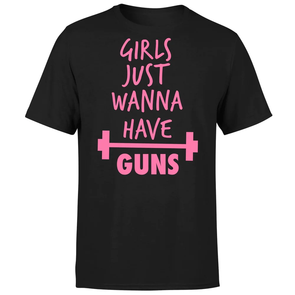 Girls Just Wanna have Guns T-Shirt - Black - S - Noir Image 1