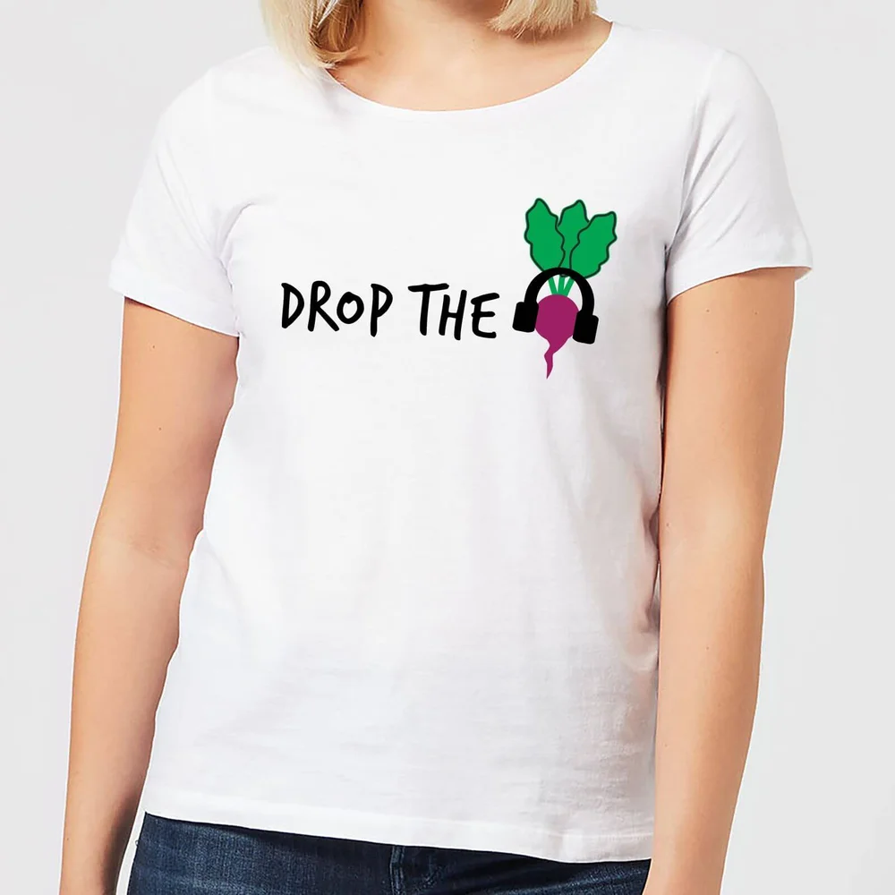 Drop the Beet Women's T-Shirt - White - S - Blanc Image 1