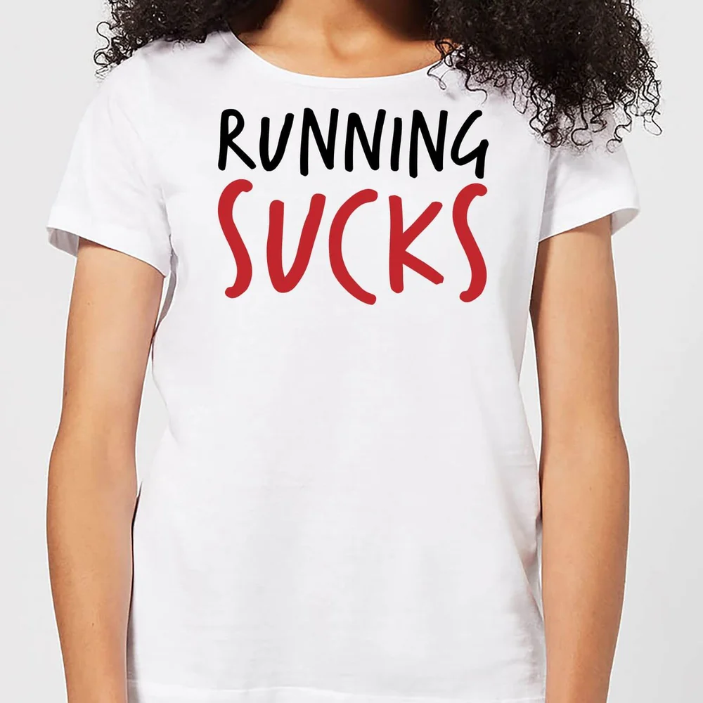 Running Sucks Women's T-Shirt - White - S - Blanc Image 1