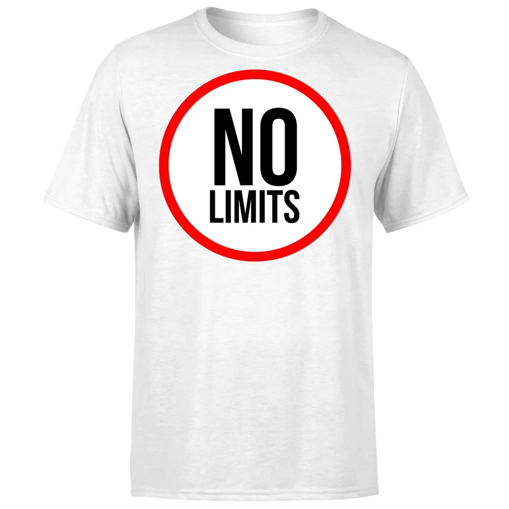 No Limits T-Shirt - White - S - Blanc Image 1
