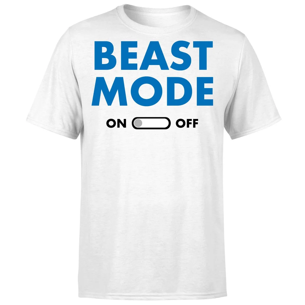 Beast Mode On T-Shirt - White - S - Blanc Image 1
