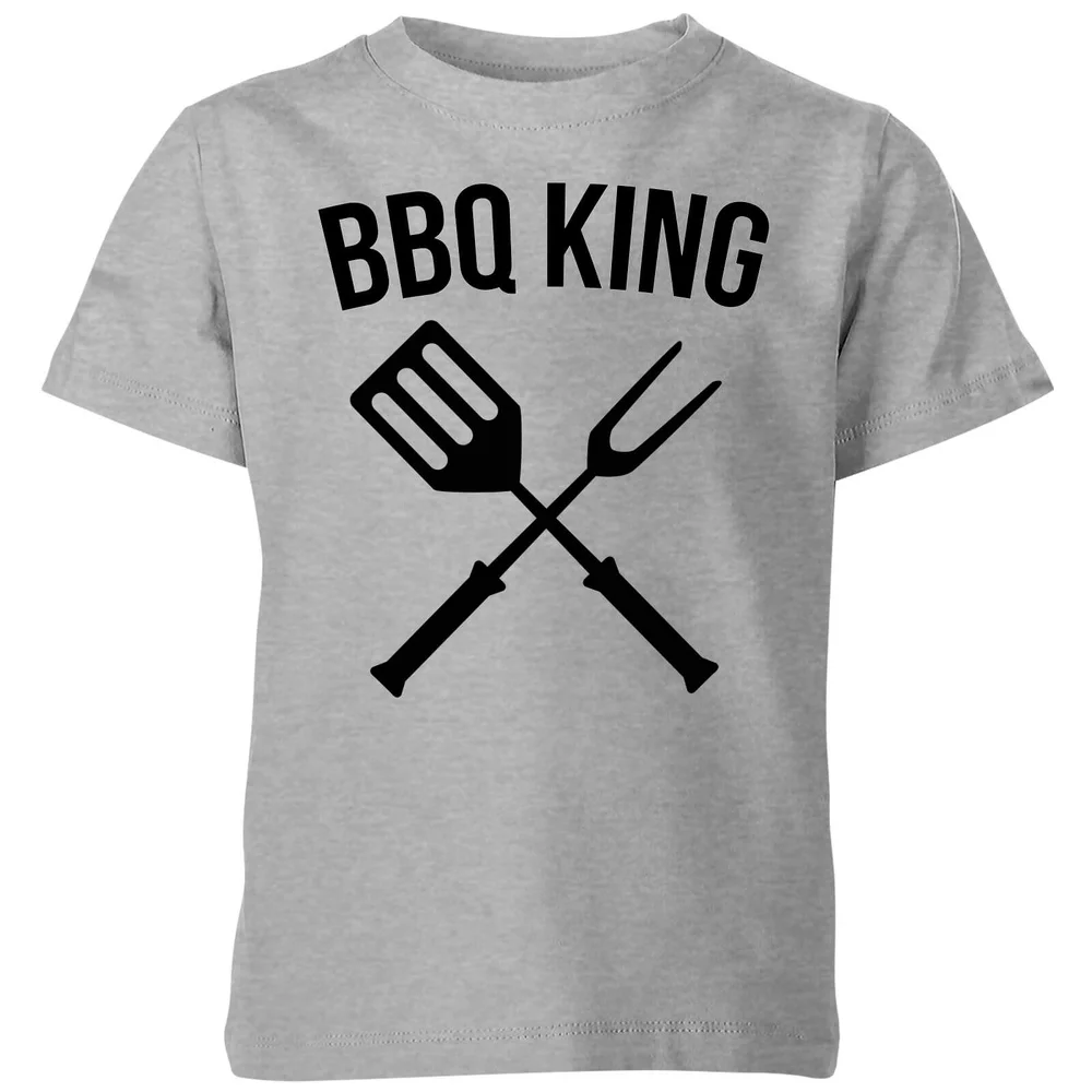 BBQ King Kids' T-Shirt - Grey - 3-4 ans - Gris Image 1