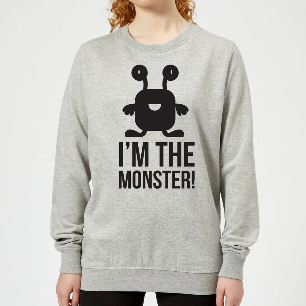 I'm the Monster Women's Sweatshirt - Grey - XL - Gris Image 1