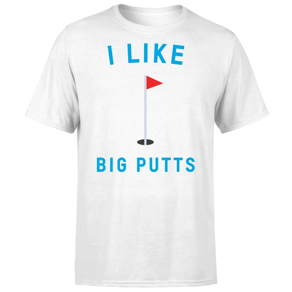 I Like Big Putts T-Shirt - White - S - Blanc Image 1