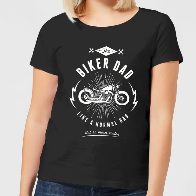 Biker Dad Women's T-Shirt - Black