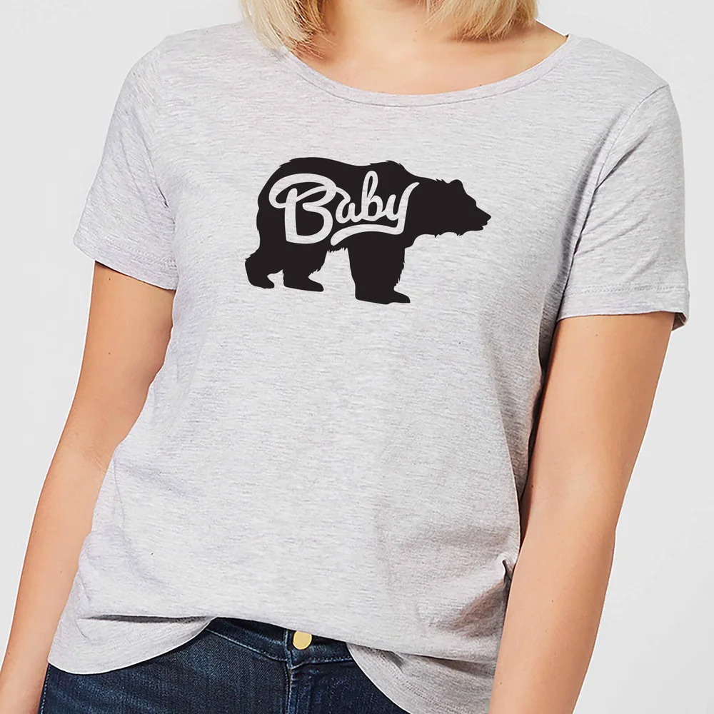 Baby Bear Women's T-Shirt - Grey - S - Gris Image 1