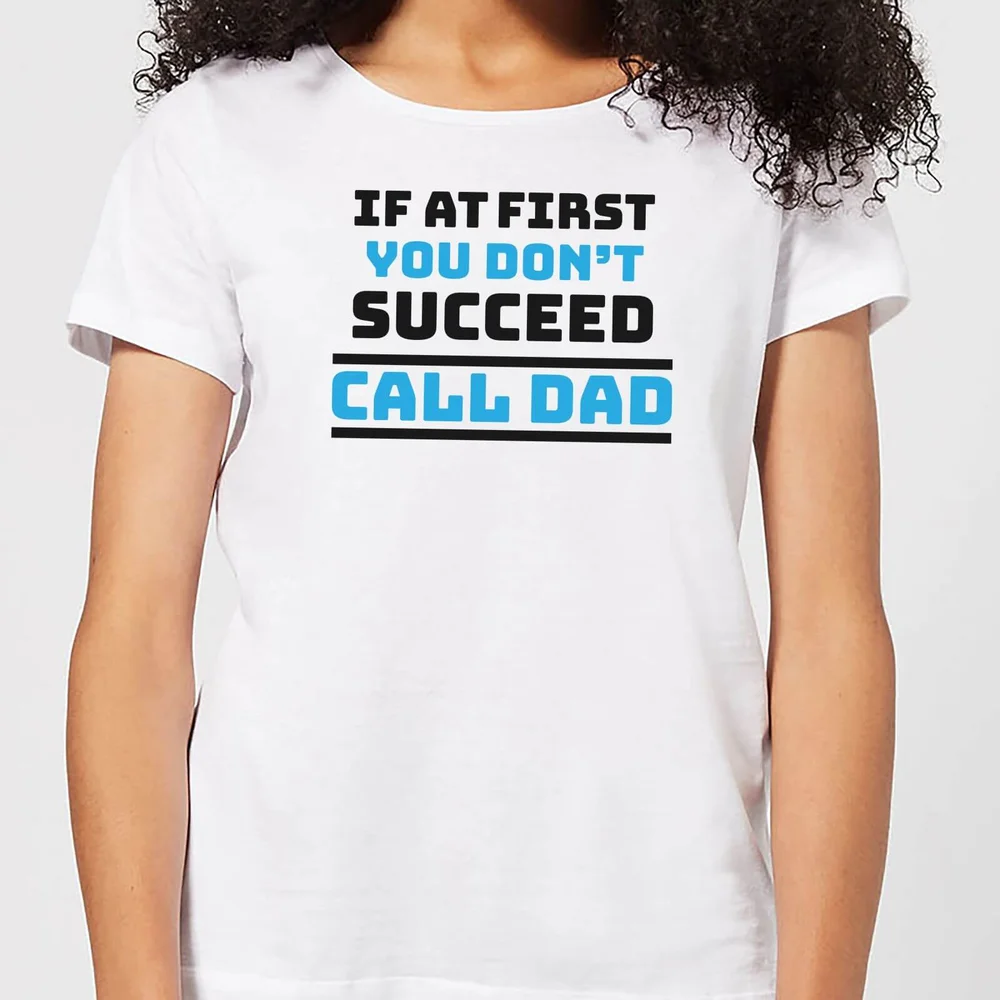 Call Dad Women's T-Shirt - White - S - Blanc Image 1