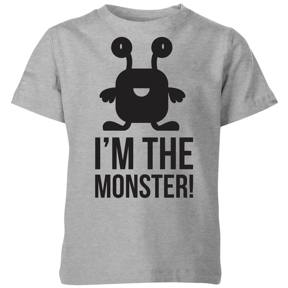 My Little Rascal I'm the Monster Kids' T-Shirt - Grey - 3-4 ans - Gris Image 1