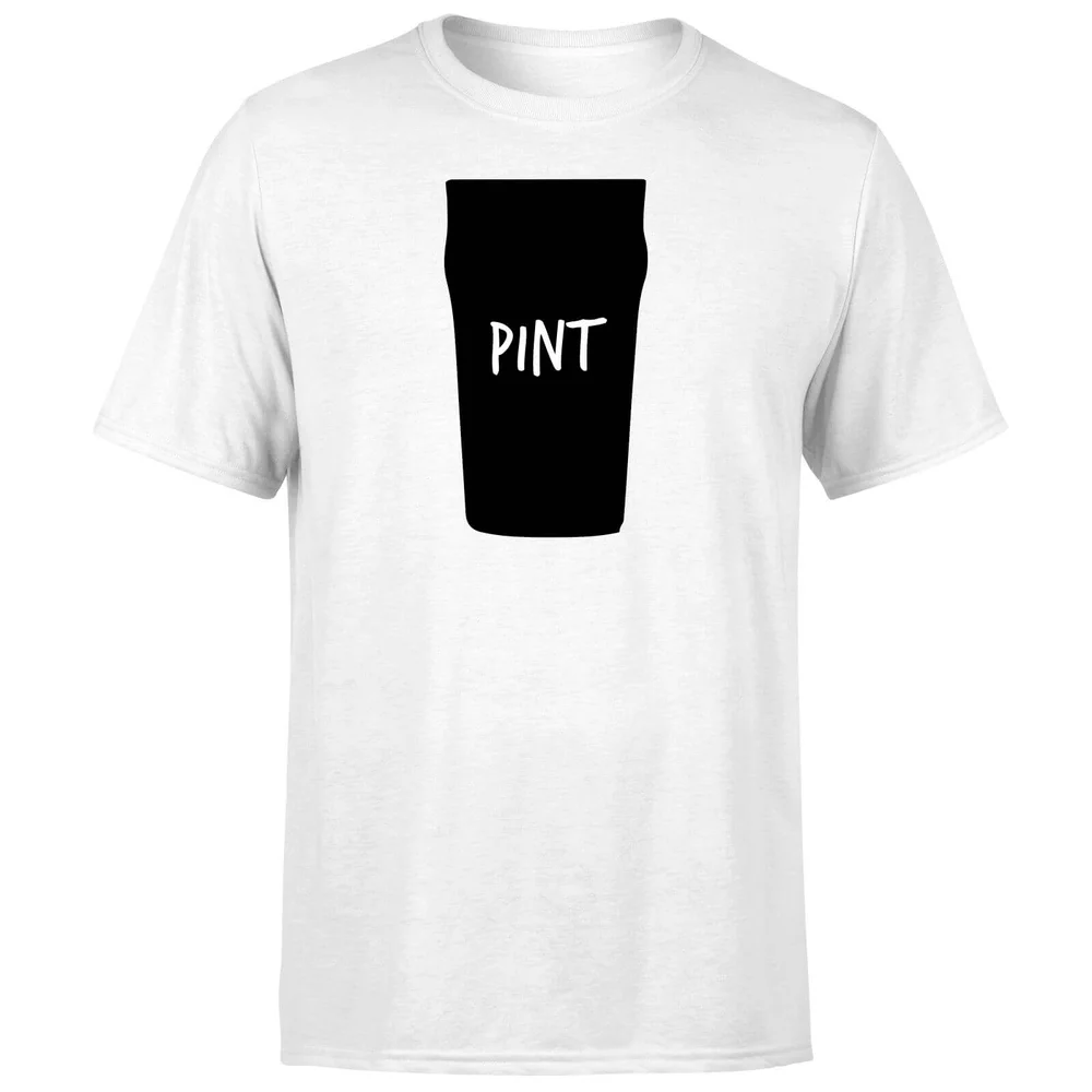 Full Pint T-Shirt - White - S - Blanc Image 1