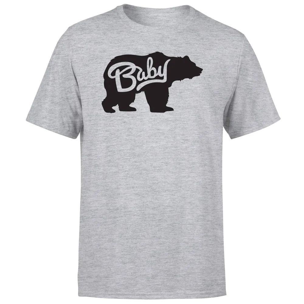 Baby Bear T-Shirt - Grey - S - Gris Image 1