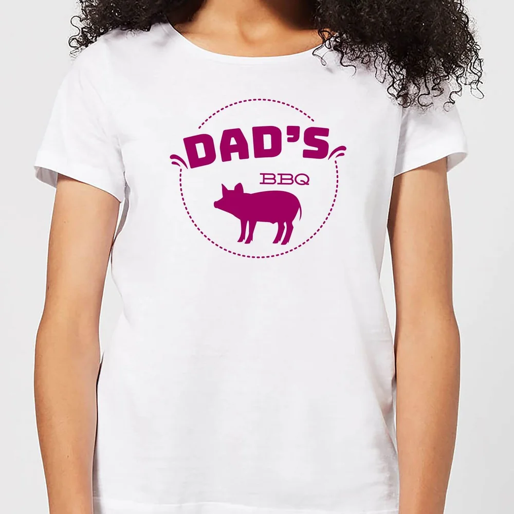 Dads BBQ Women's T-Shirt - White - S - Blanc Image 1