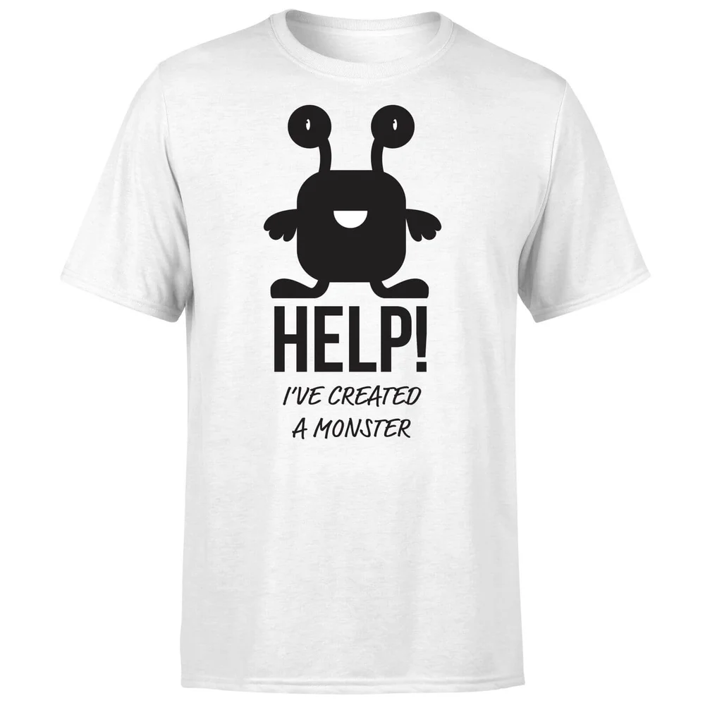 HELP Ive Created a Monster T-Shirt - White - S - Blanc Image 1