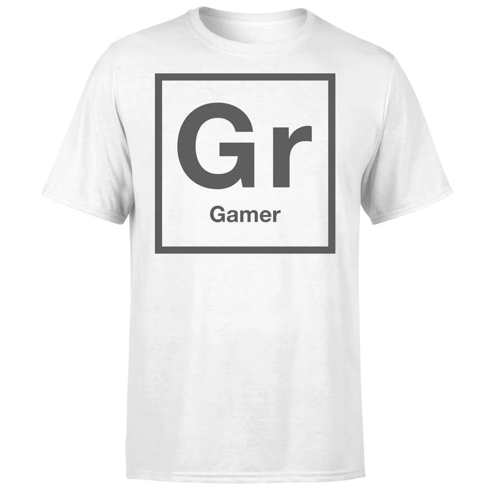 Periodic Gamer T-Shirt - White - S - Blanc Image 1