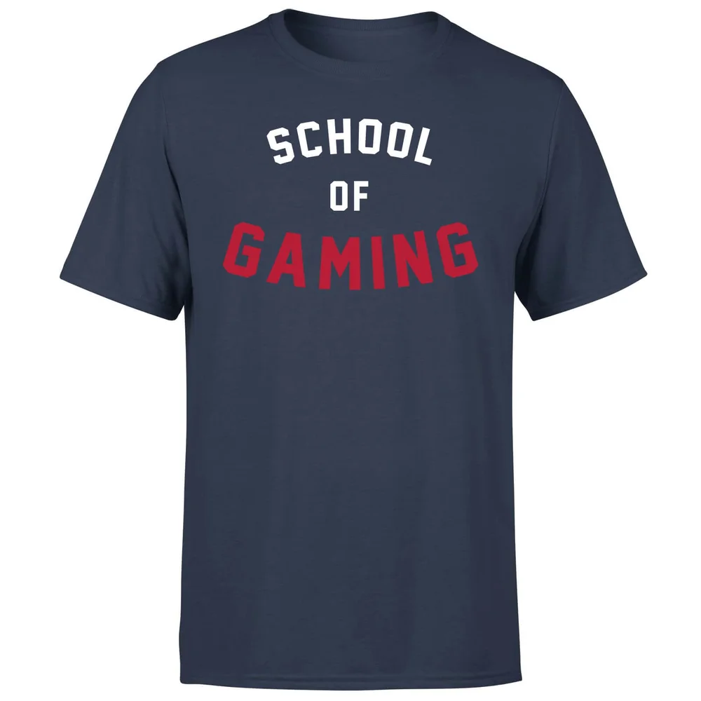School of Gaming T-Shirt - Navy - S - Bleu Marine Image 1