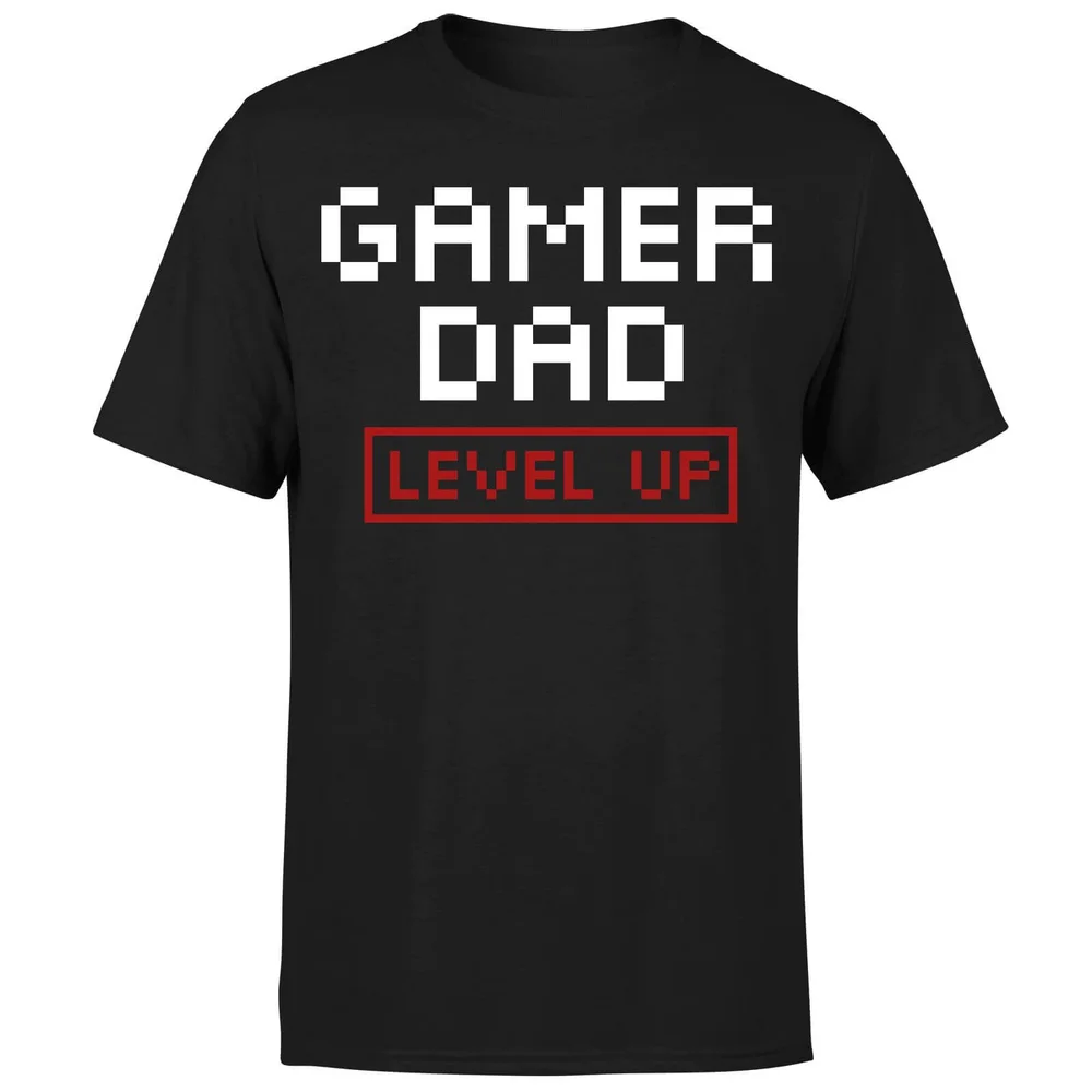 Gamer Dad Level Up T-Shirt - Black - S - Noir Image 1