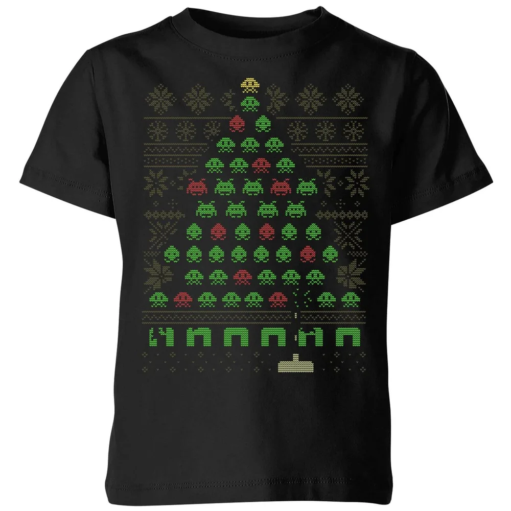 Invaders From Space Kids' T-Shirt - Black - 3-4 ans Image 1