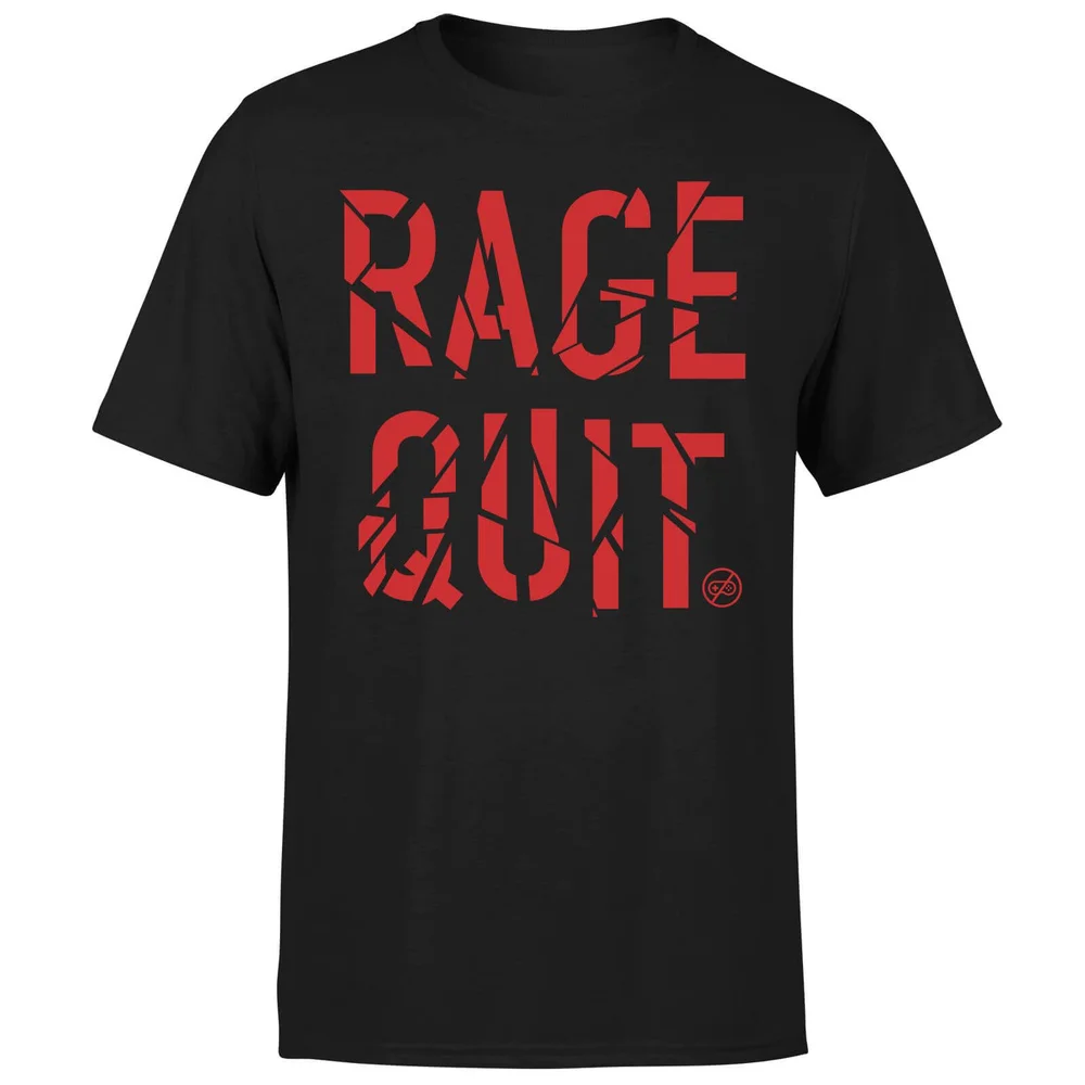 Rage Quit T-Shirt - Black - S - Noir Image 1