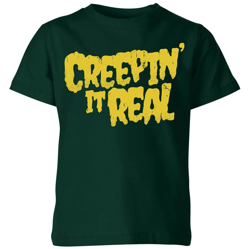 Creepin it Real Kids' T-Shirt - Forest Green - 3-4 ans - Forest Green Image 1