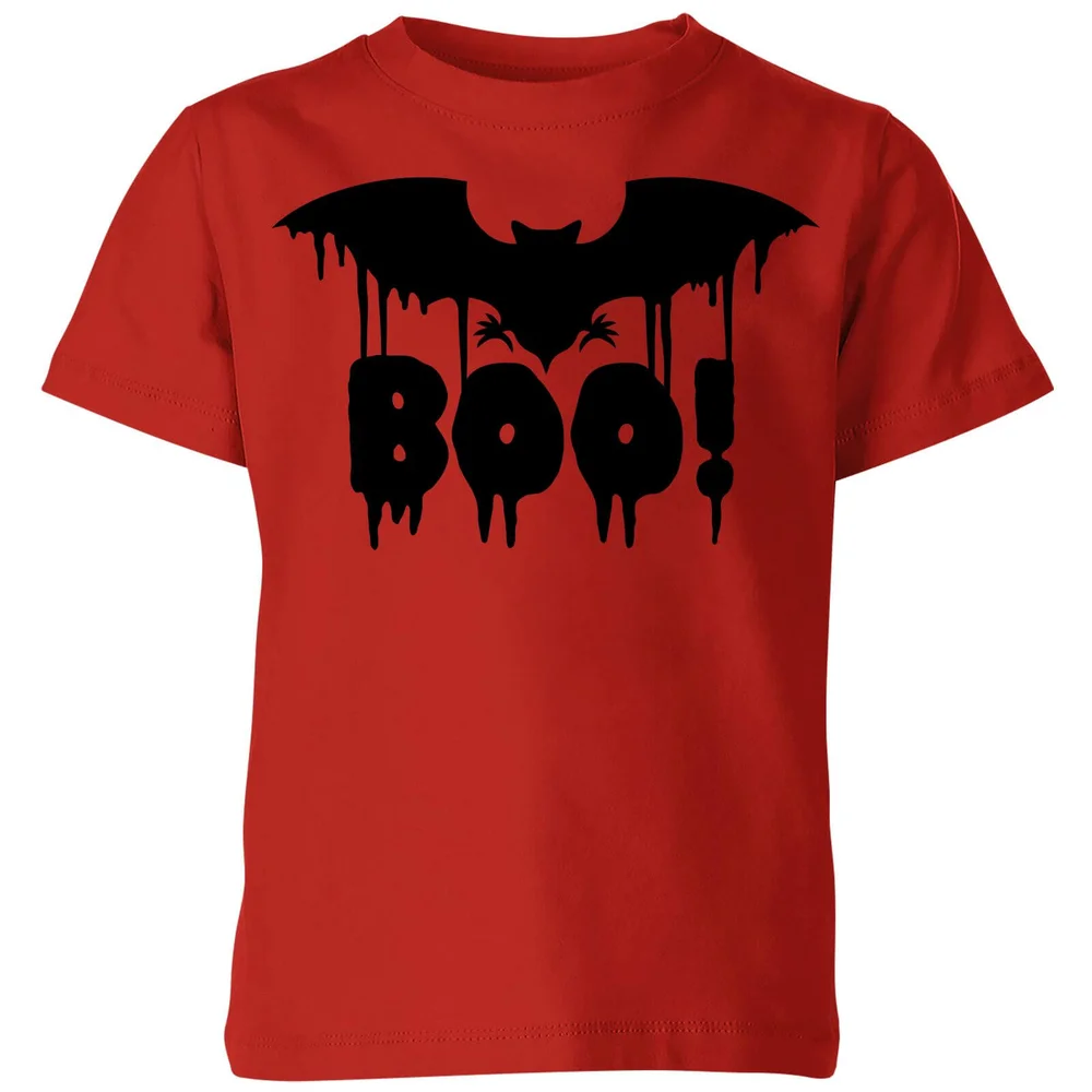 Boo Bat Kids' T-Shirt - Red - 3-4 ans Image 1