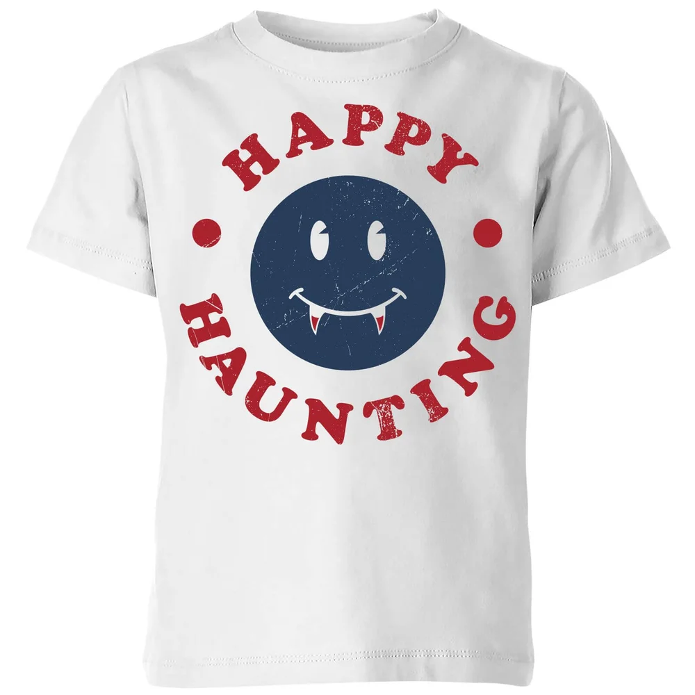 Happy Haunting Fang Kids' T-Shirt - White - 3-4 ans - Blanc Image 1
