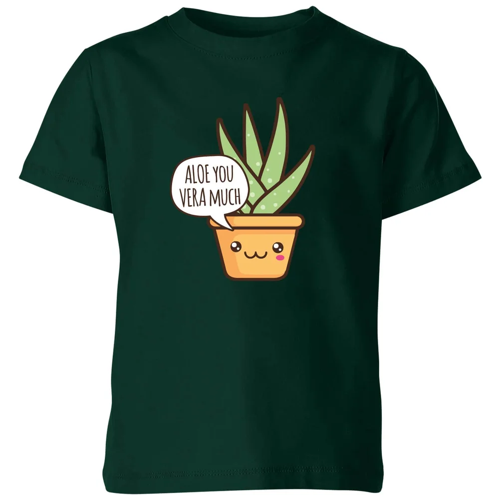 My Little Rascal Aloe You Vera Much Kids' T-Shirt - Forest Green - 3-4 ans - Forest Green Image 1