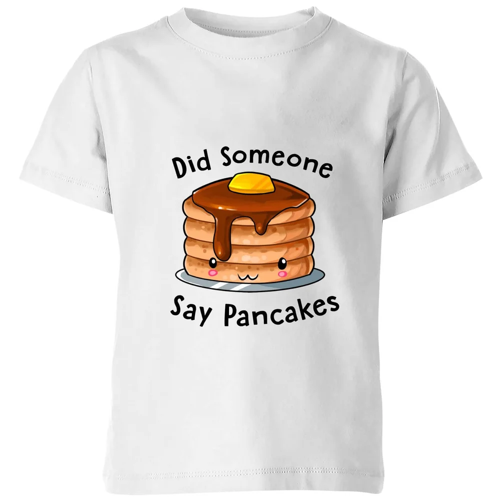 My Little Rascal Did Someone Say Pancakes Kids' T-Shirt - White - 3-4 ans - Blanc Image 1