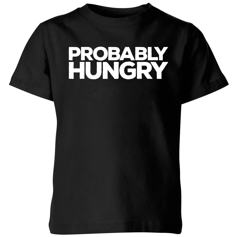 Probably Hungry Kids T-Shirt - Black - 5-6 ans - Noir Image 1