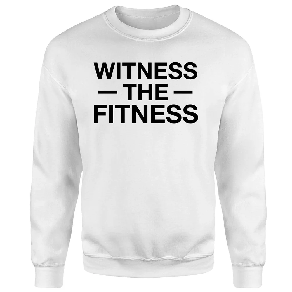 Witness the Fitness Sweatshirt - White - S - Blanc Image 1