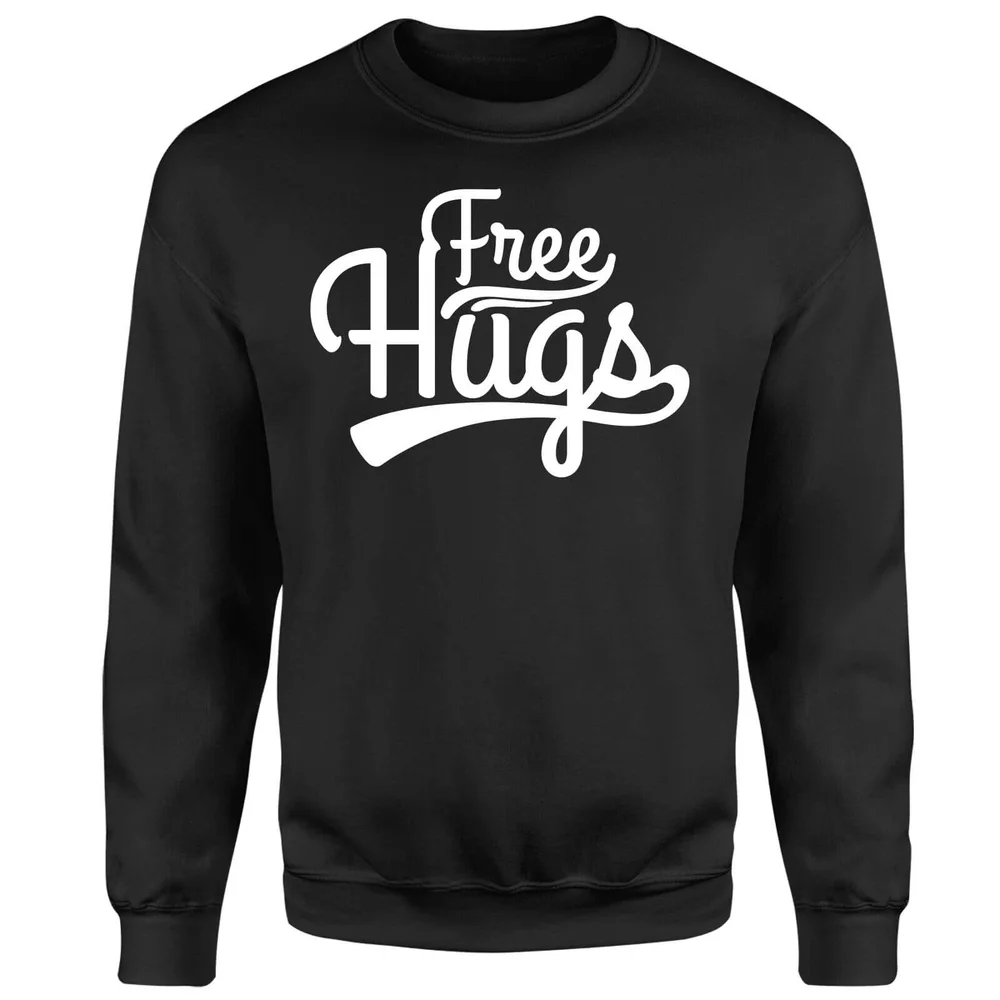 Free Hugs Sweatshirt - Black - S - Noir Image 1