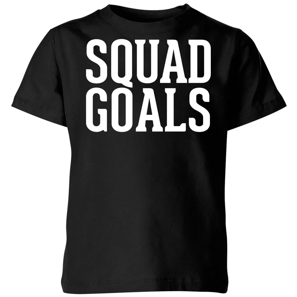 Squad Goals Kids' T-Shirt - Black - 3-4 ans - Noir Image 1