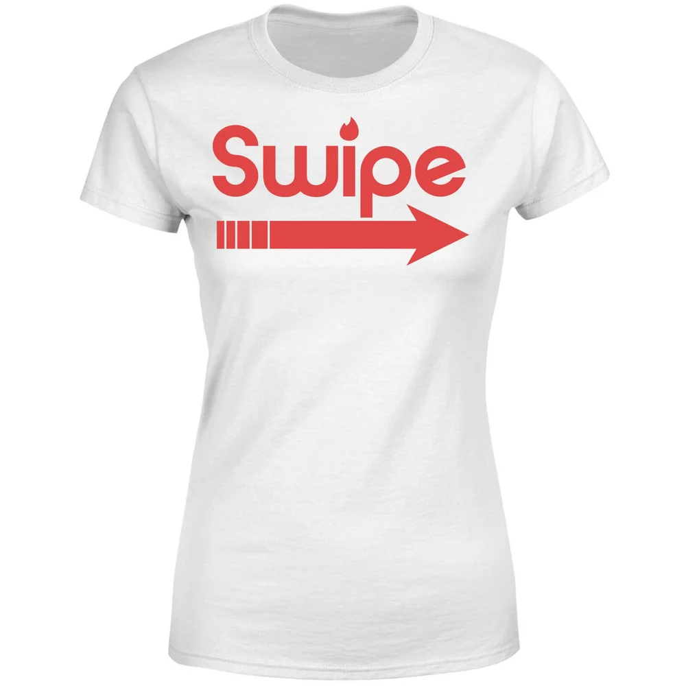 Swipe Right Women's T-Shirt - White - S - Blanc Image 1