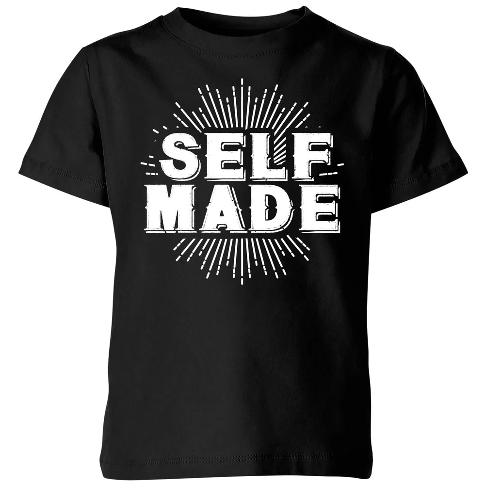 Self Made Kids' T-Shirt - Black - 3-4 ans - Noir Image 1