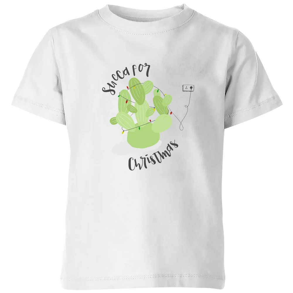 Succa For Christmas Kids' T-Shirt - White - 3-4 ans - Blanc Image 1