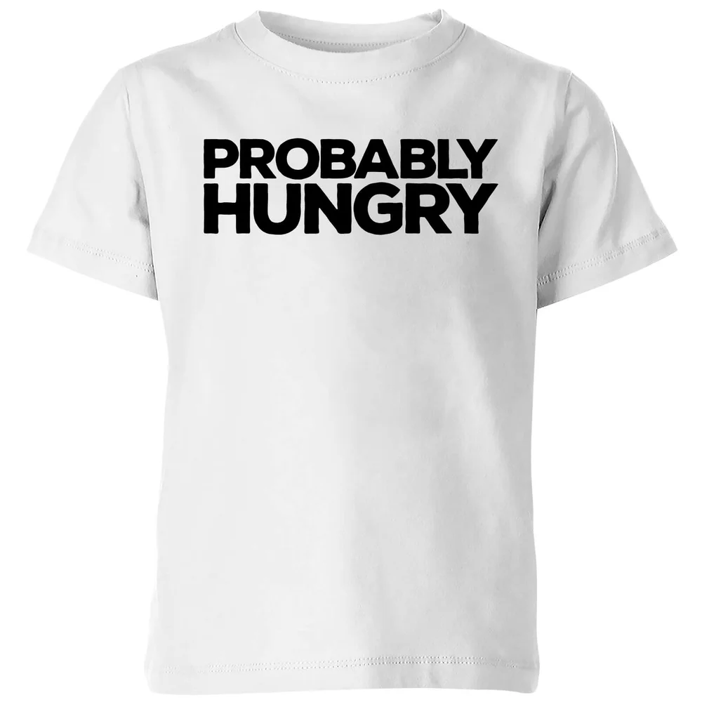 Probably Hungry Kids T-Shirt - White - 5-6 ans - Blanc Image 1