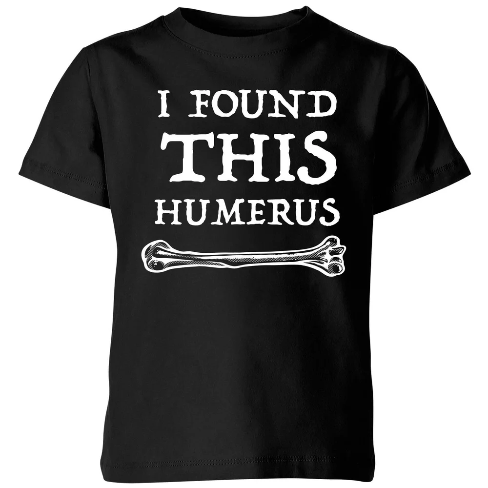 I Found this Humurus Kids T-Shirt - Black - 5-6 ans - Noir Image 1