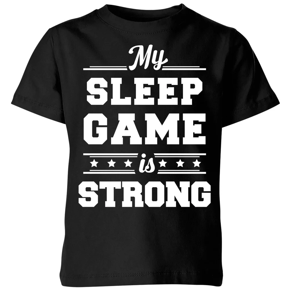My Little Rascal My Sleep Game is Strong Kids' T-Shirt - Black - 3-4 ans - Noir Image 1