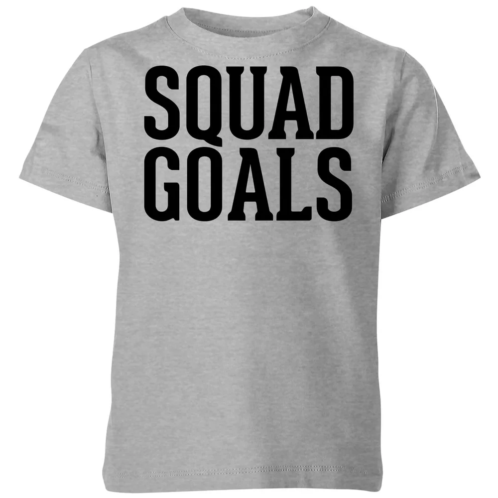 Squad Goals Kids' T-Shirt - Grey - 3-4 ans - Gris Image 1