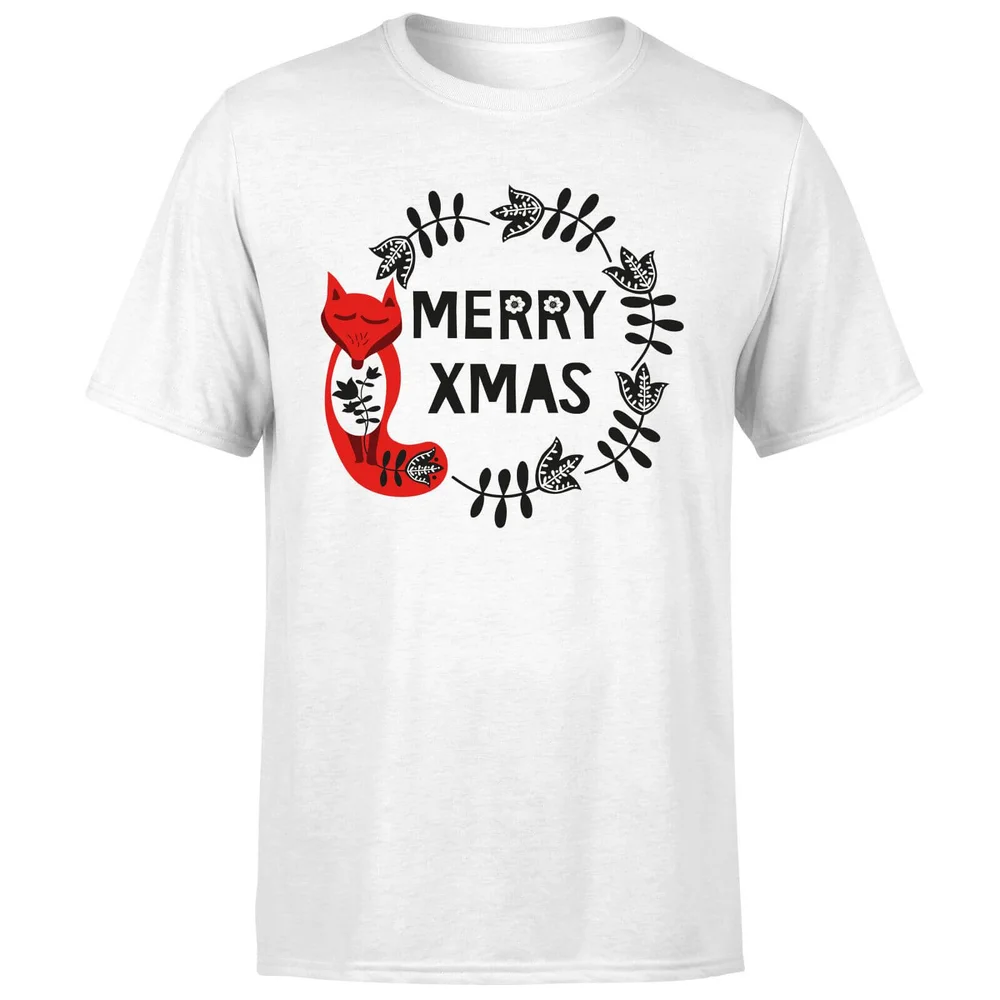 Merry Christmas T-Shirt - White - S - Blanc Image 1