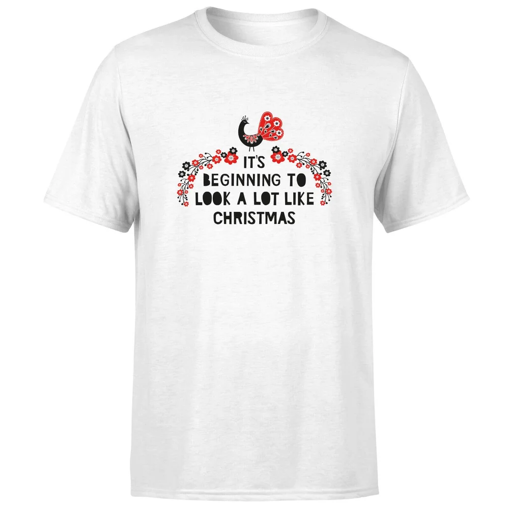 It's Beginning To Look A Lot Like Christmas T-Shirt - White - S - Blanc Image 1