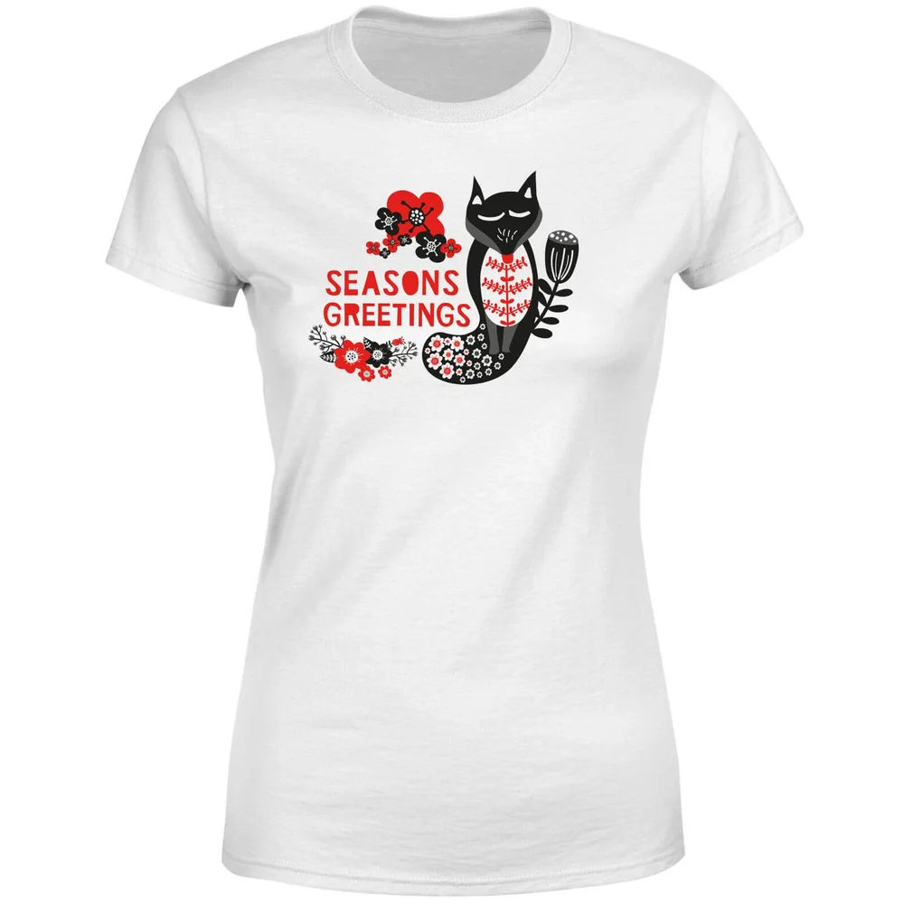 Season's Greetings Women's T-Shirt - White - S - Blanc Image 1