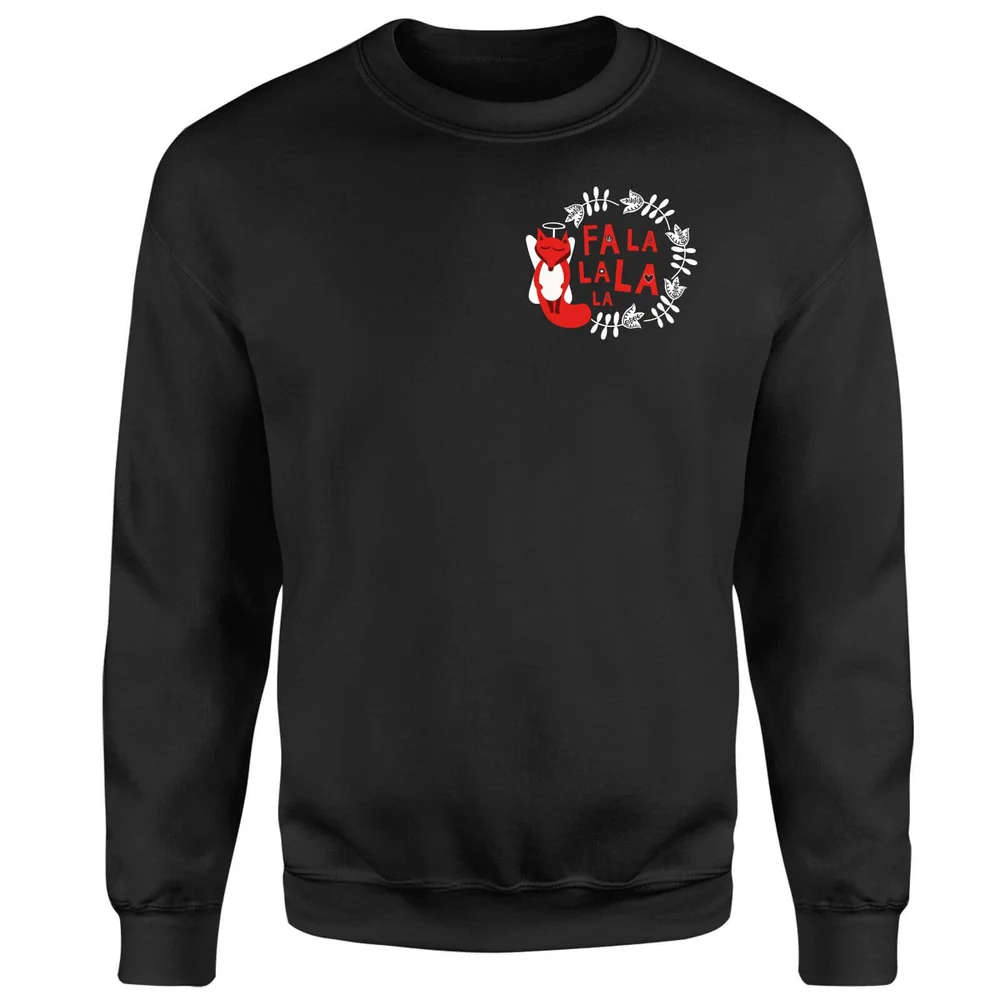 Pull de Noël Homme Fa La La La La - Noir - S - Noir Image 1