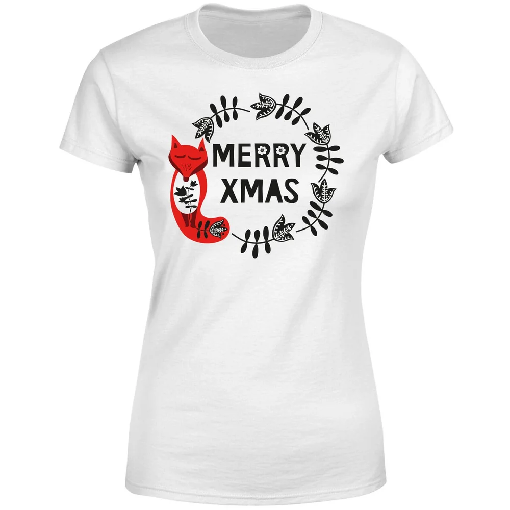 Merry Christmas Women's T-Shirt - White - S - Blanc Image 1