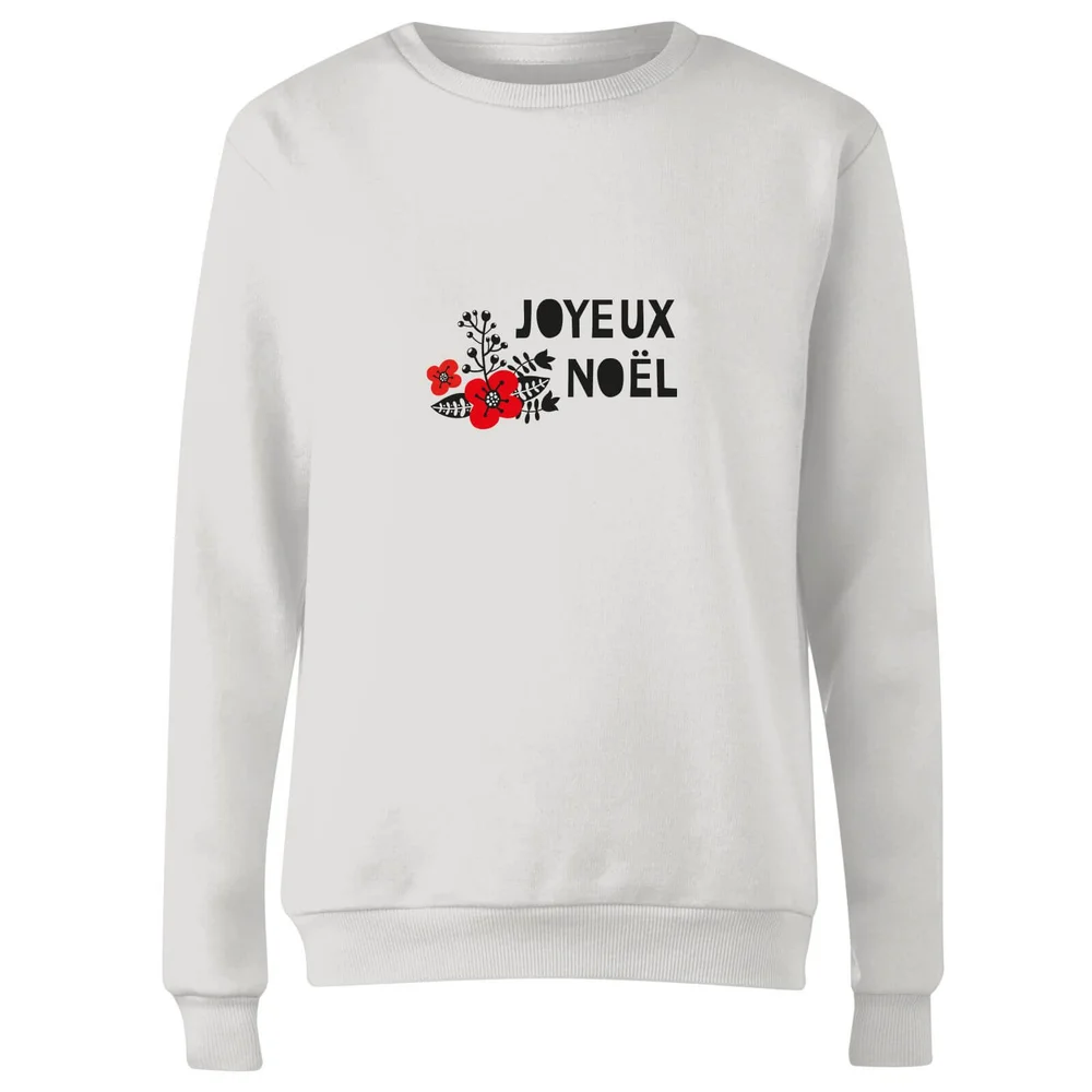 Pull de Noël Femme Joyeux Noël - Blanc - S - Blanc Image 1