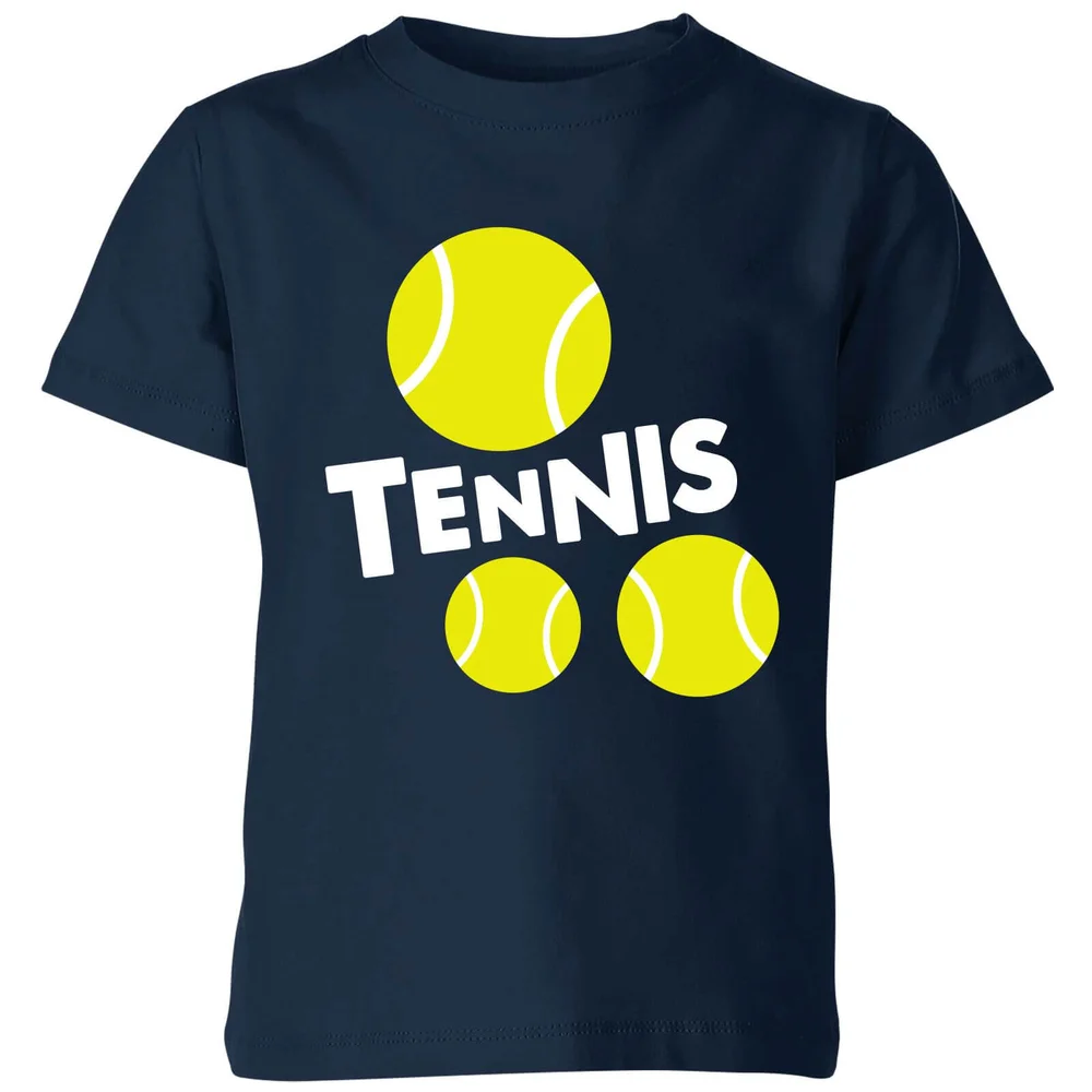 Tennis Balls Kids' T-Shirt - Navy - 3-4 ans - Navy Image 1