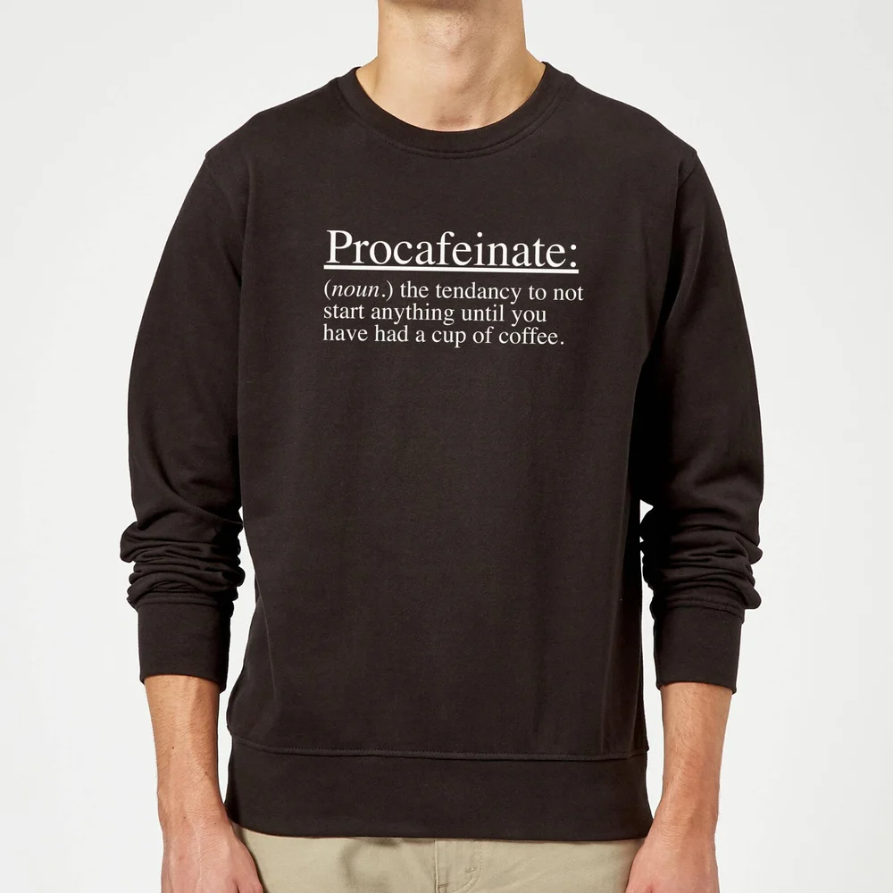 Procafeinate Sweatshirt - Black - S - Noir Image 1