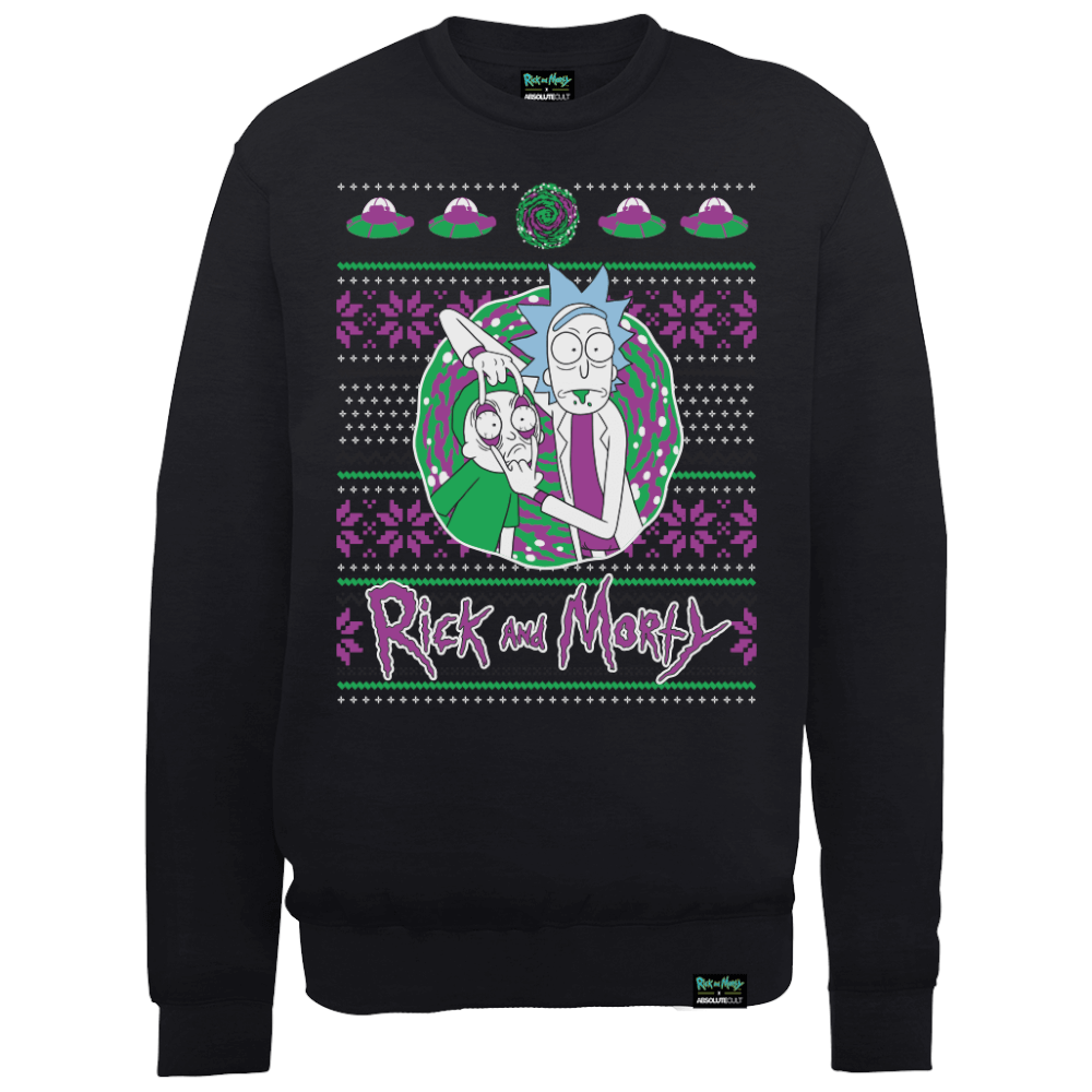 Sweat Homme Rick et Morty - Noir - S Image 1