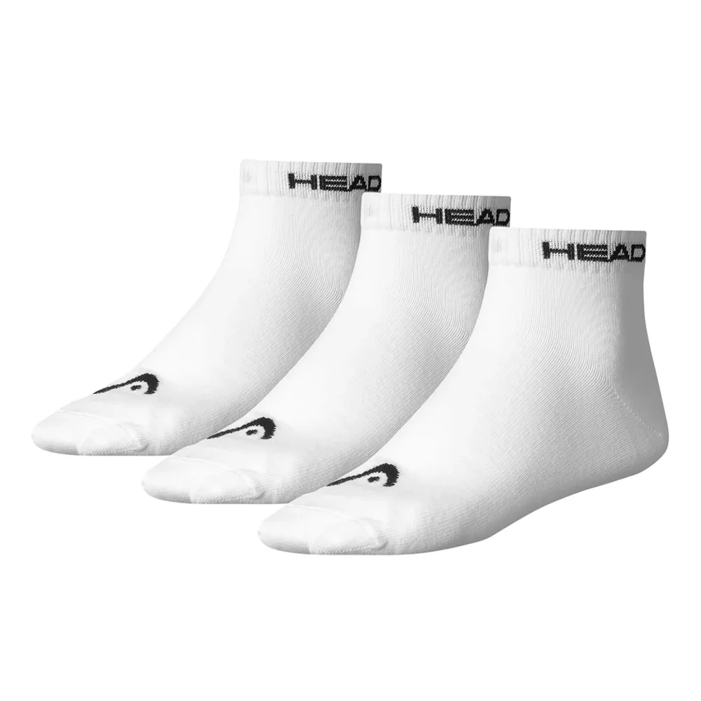 Lot de 3 Chaussettes Courtes Quarter Homme Head - Blanc - UK 6-8 - Blanc Image 1