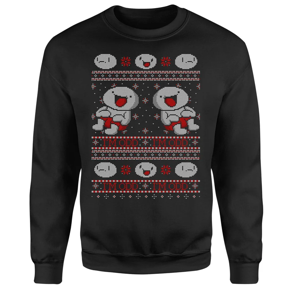 Odd1sOut Xmas Sweatshirt - Black - S - Noir Image 1