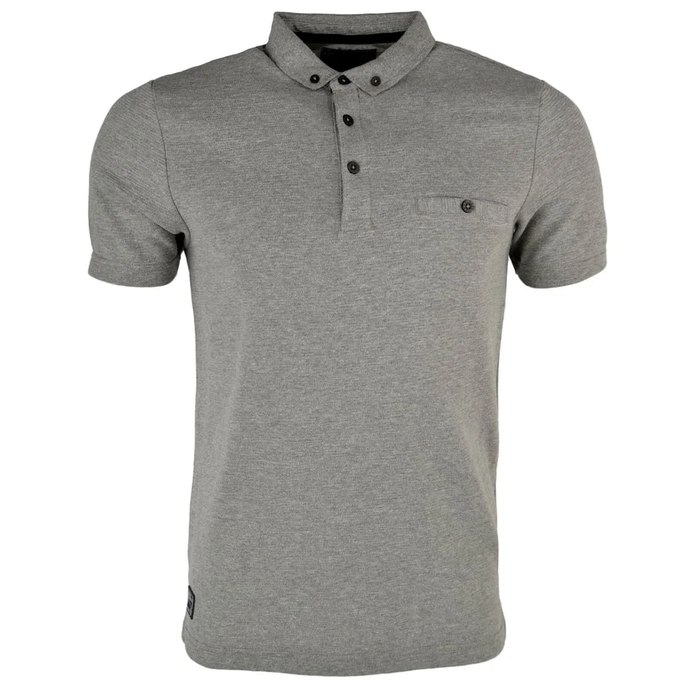 Polo Homme Dalwood Dissident - Gris Chiné - S - Gris Image 1